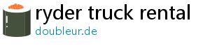 ryder truck rental