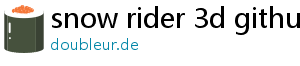 snow rider 3d github